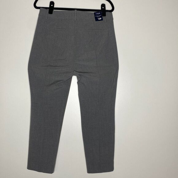 New J. Crew Slim Cropped Ruby Stretch Twill Pant Women's Size12 Petite - Picture 8 of 9